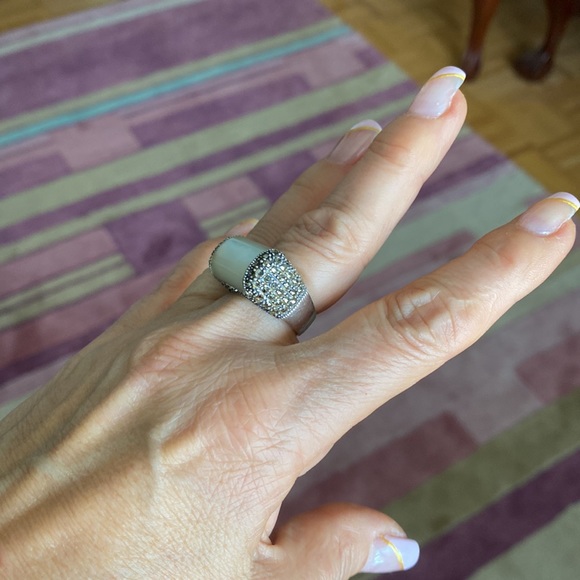 Silver 925 ring with real pearl,size 7 - Picture 8 of 8